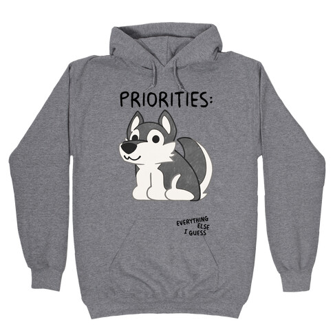 Husky Priorities Hooded Sweatshirt