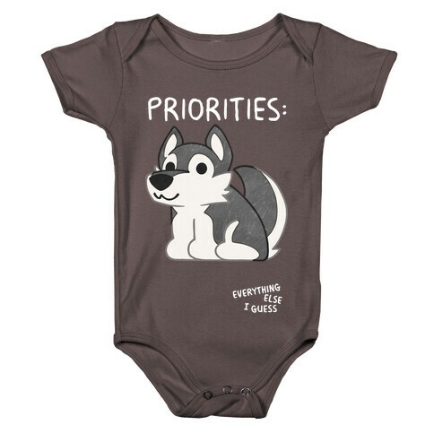 Husky Priorities Baby One-Piece