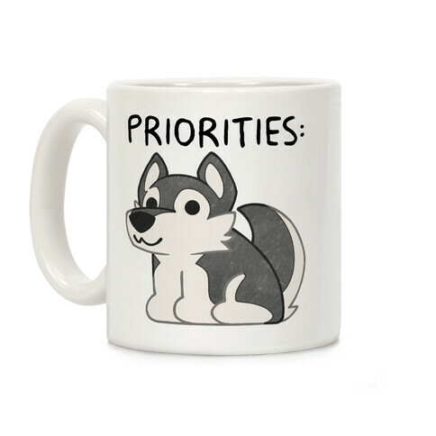 Husky Priorities Coffee Mug