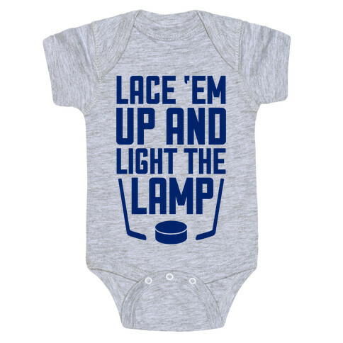 Lace 'Em Up And Light The Lamp Baby One-Piece