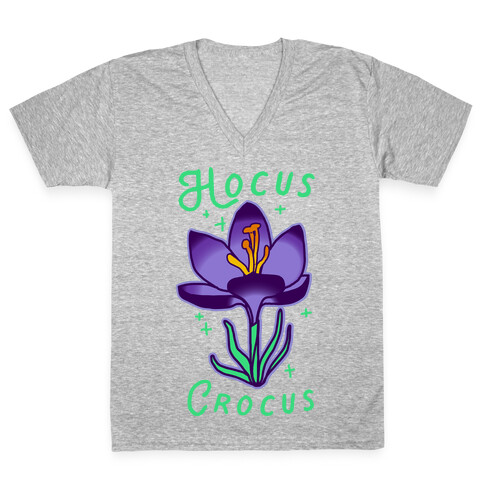 Hocus Crocus V-Neck Tee Shirt