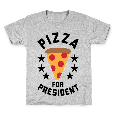 Pizza For President Kids T-Shirt