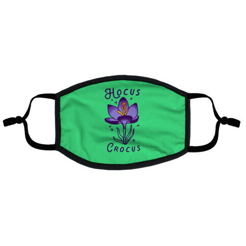 Hocus Crocus Flat Face Mask