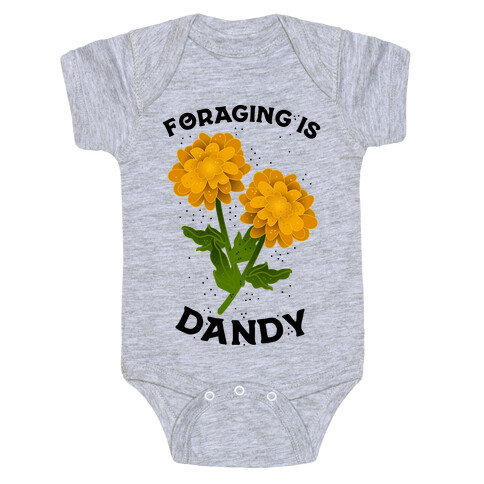 Foraging is Dandy Baby One-Piece