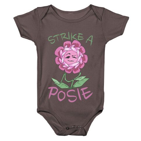 Strike A Posie Baby One-Piece