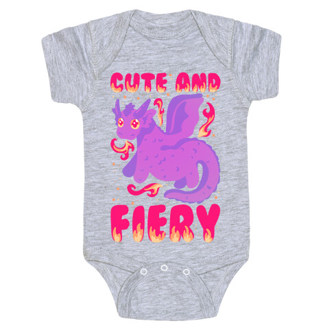 Cute and Fiery Dragon Baby One-Piece