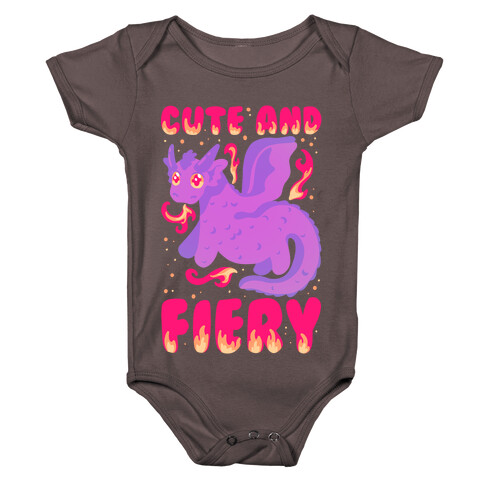 Cute and Fiery Dragon Baby One-Piece