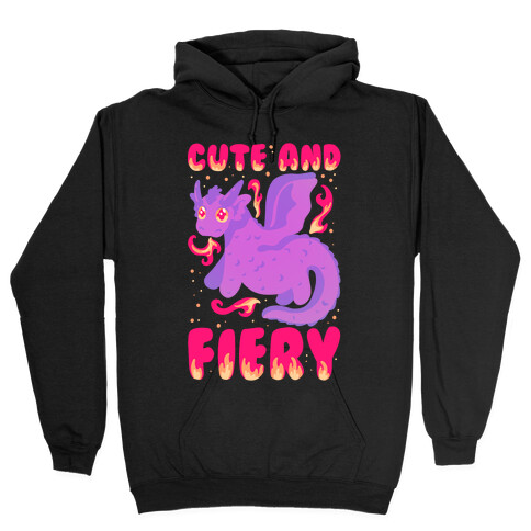 Cute and Fiery Dragon Hooded Sweatshirt