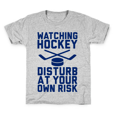 Watching Hockey Kids T-Shirt