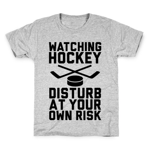 Watching Hockey Kids T-Shirt