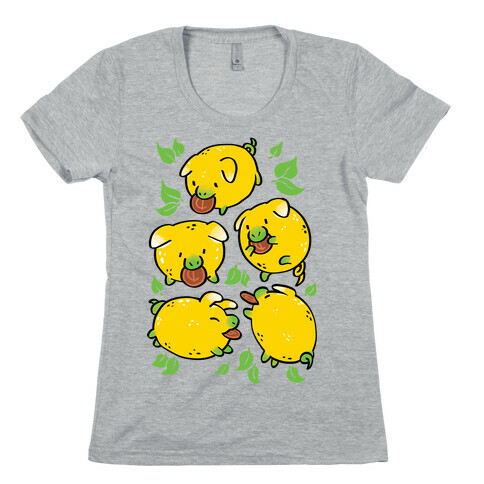 Lemon Pigs Womens T-Shirt