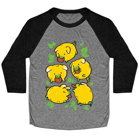 Lemon Pigs Baseball Tee