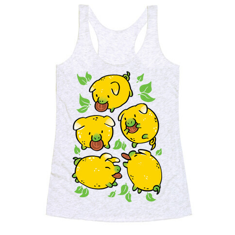 Lemon Pigs Racerback Tank Top