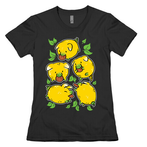 Lemon Pigs Womens T-Shirt