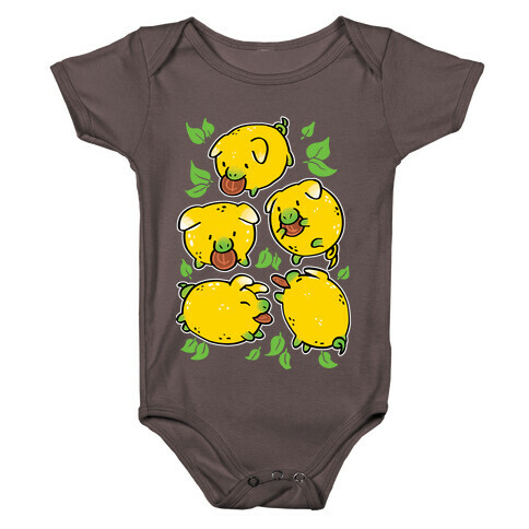 Lemon Pigs Baby One-Piece