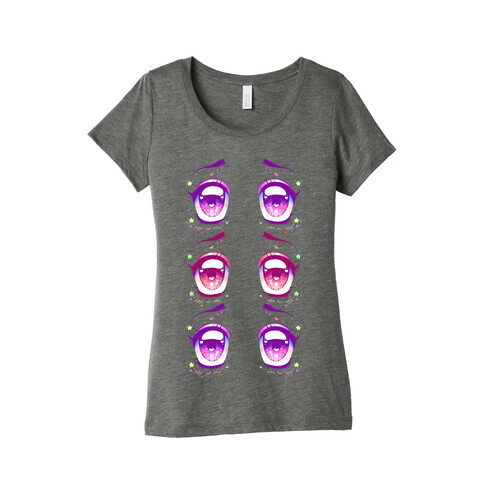 Kawaii Eyes Womens T-Shirt