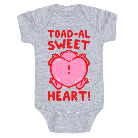 Toad-al Sweet Heart  Baby One-Piece