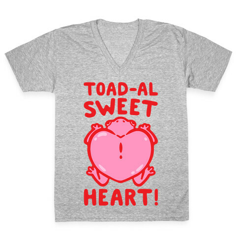 Toad-al Sweet Heart  V-Neck Tee Shirt
