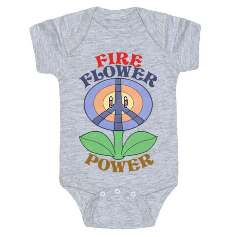 Fire Flower Power Baby One-Piece