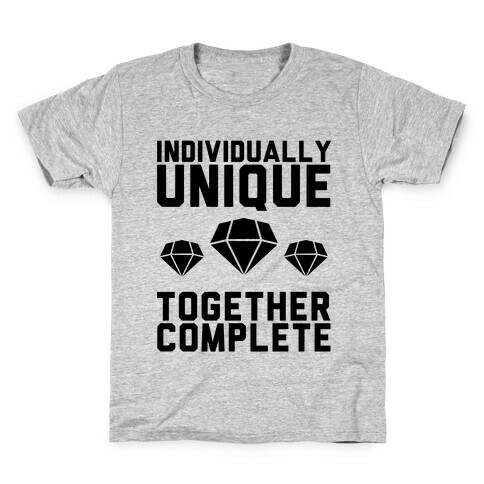 Individually Unique Together Complete Kids T-Shirt