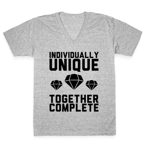 Individually Unique Together Complete V-Neck Tee Shirt