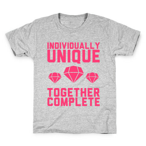 Individually Unique Together Complete Kids T-Shirt