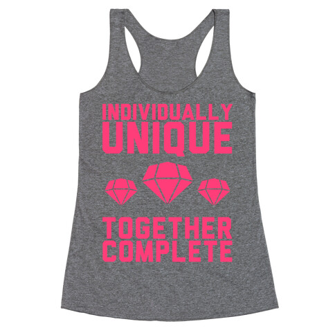 Individually Unique Together Complete Racerback Tank Top