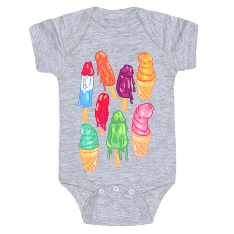 Popsicle Penises Baby One-Piece