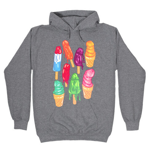 Popsicle Penises Hooded Sweatshirt