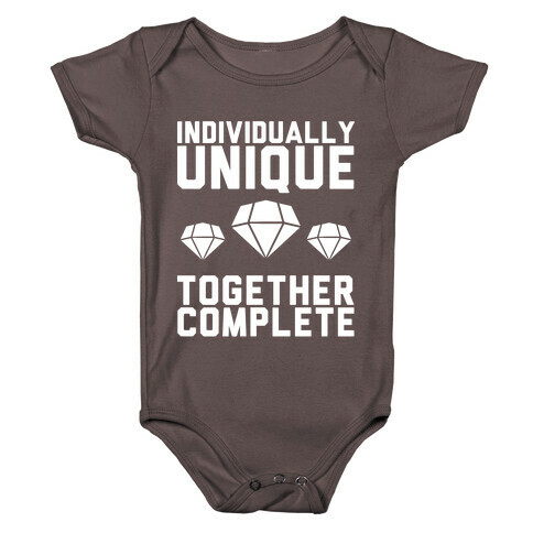 Individually Unique Together Complete Baby One-Piece