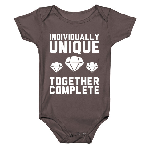 Individually Unique Together Complete Baby One-Piece