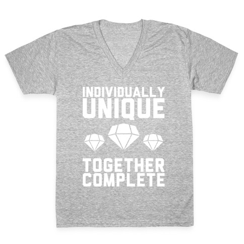 Individually Unique Together Complete V-Neck Tee Shirt