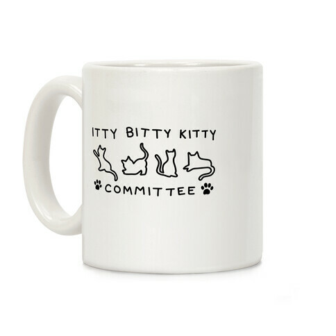 Itty Bitty Kitty Committee Coffee Mug