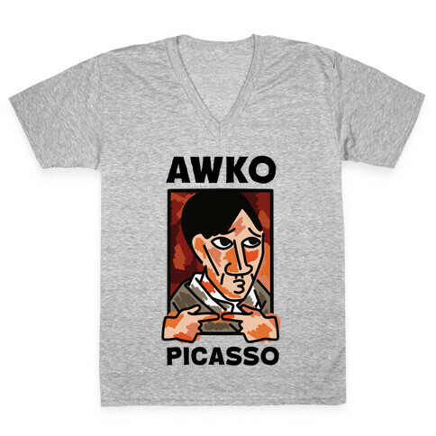 Awko Picasso V-Neck Tee Shirt