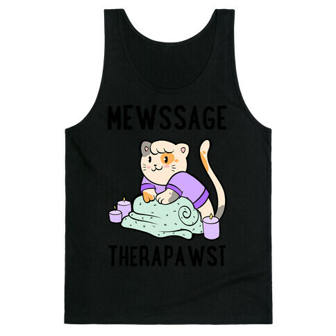Mewssage Therapawst Tank Top