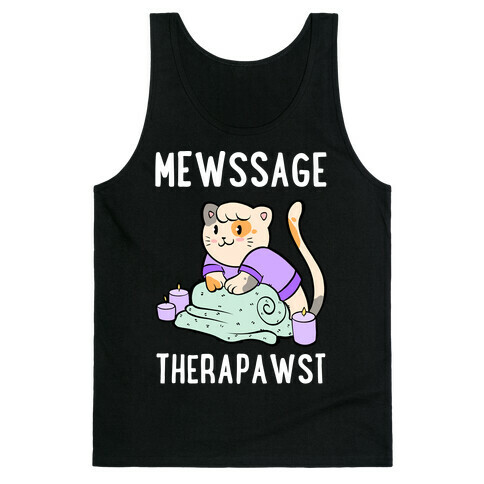 Mewssage Therapawst Tank Top