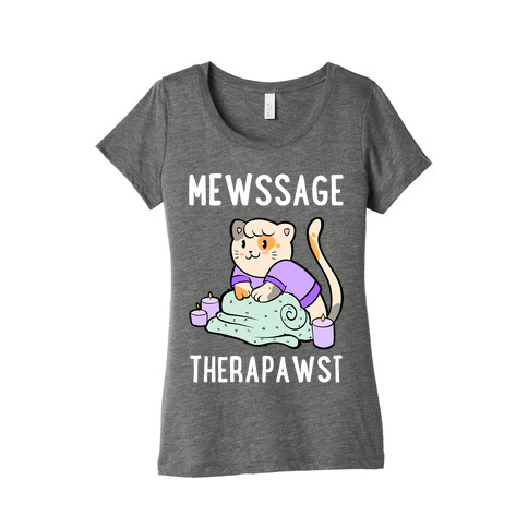 Mewssage Therapawst Womens T-Shirt
