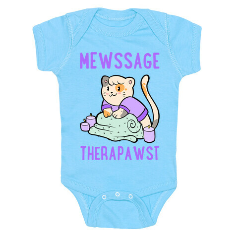 Mewssage Therapawst Baby One-Piece