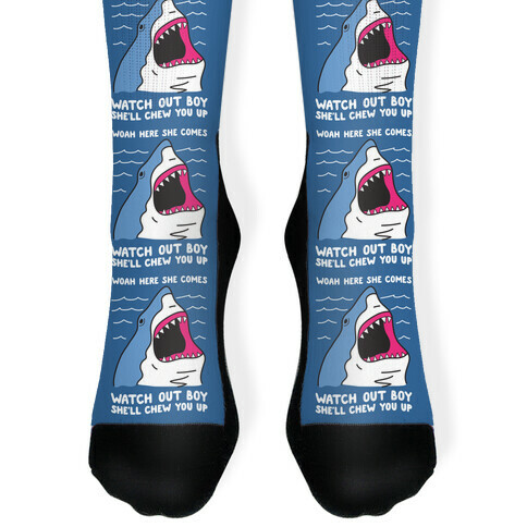 Maneater Shark Sock