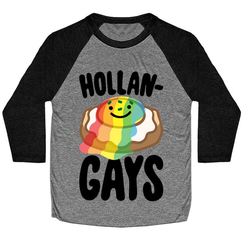 Hollangays Parody Baseball Tee