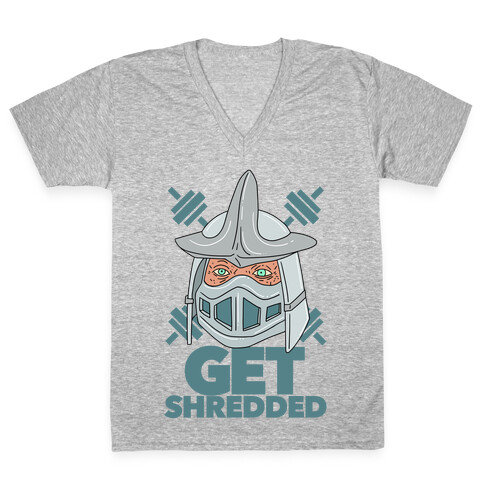 Get Shredded V-Neck Tee Shirt