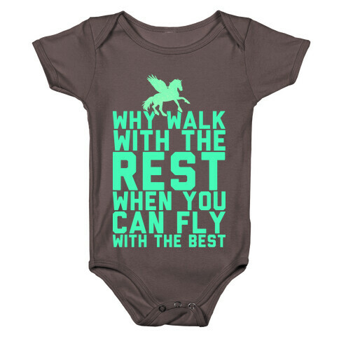 Why Walk With The Rest When You Can Fly With The Best Baby One-Piece