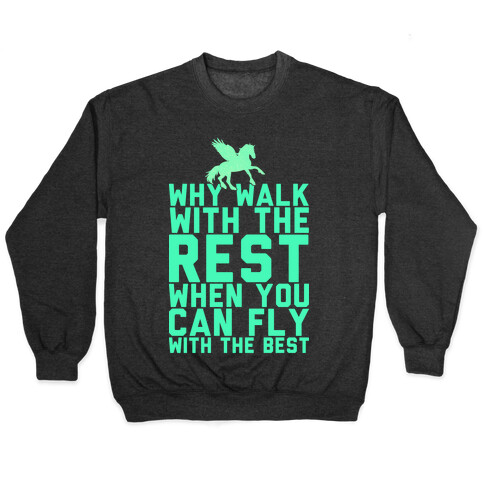 Why Walk With The Rest When You Can Fly With The Best Pullover