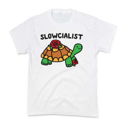 Slowcialist Turtle Kids T-Shirt