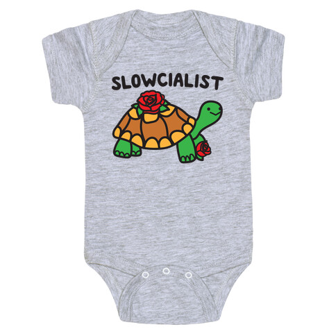Slowcialist Turtle Baby One-Piece