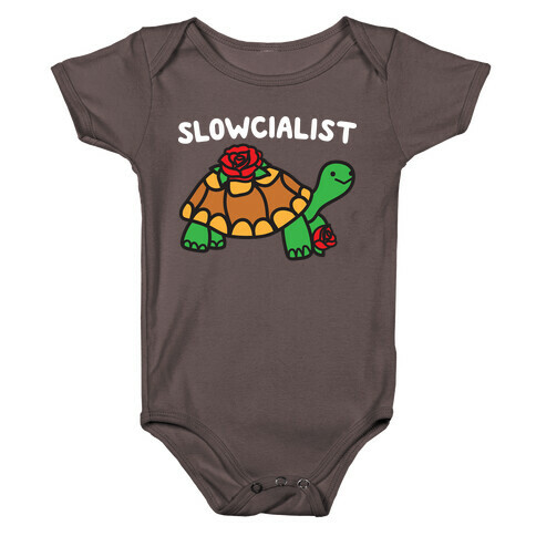 Slowcialist Turtle Baby One-Piece