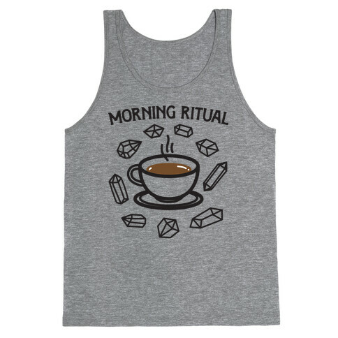Morning Ritual Coffee and Crystals Tank Top
