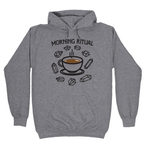 Morning Ritual Coffee and Crystals Hooded Sweatshirt