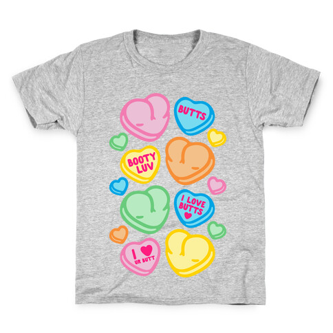 Candy Heart Butts Kids T-Shirt