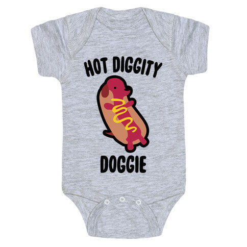 Hot Diggity Doggie Baby One-Piece